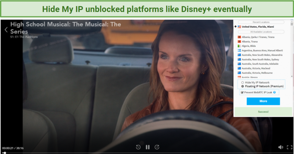 Unblocked: Netflix US, Disney+, Hulu, ESPN+, HBO Now, BBC iPlayer, Pandora, DAZN, and 10 Play