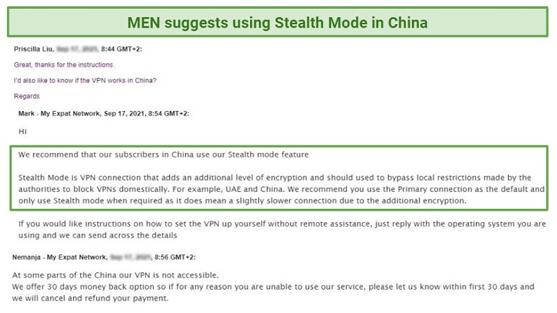 Does My Expat Network Work in China? In Some Regions