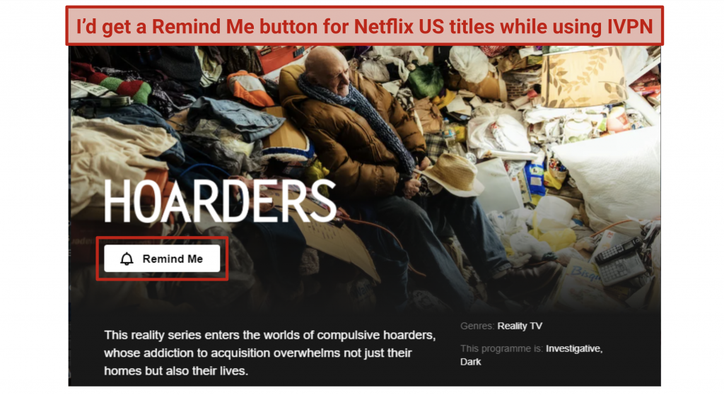 Blocked By: Disney+, ITV Hub, Hulu, Netflix US, Amazon Prime Video, and BBC iPlayer