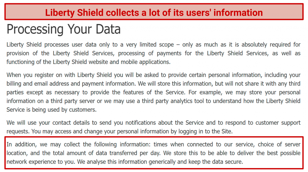 Privacy — No-Logs Policy, but No Audit