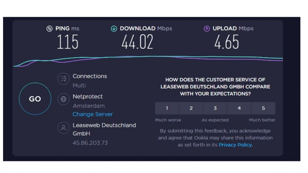 Speeds — Solid Connection Speeds