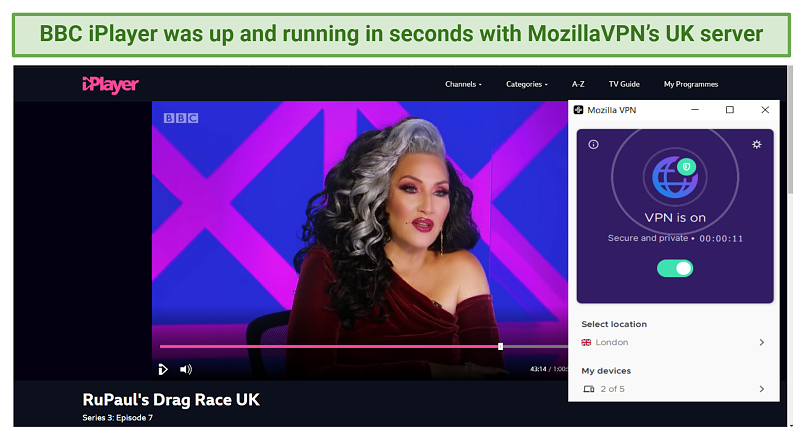 Works With: Netflix, and BBC iPlayer