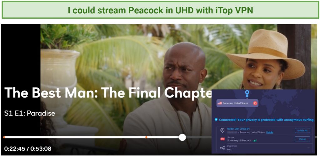 Works With: Peacock, Disney +, Amazon Prime Video, ESPN, Paramount+, and BBC iPlayer