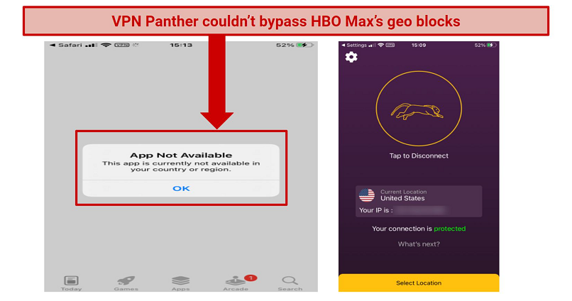 Blocked by: Netflix, HBO Max, Hulu, and Disney+