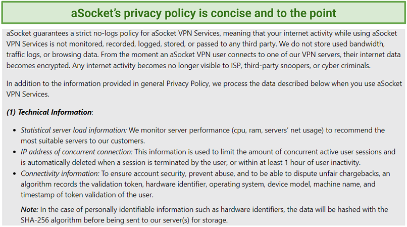 Privacy — Keeps No Logs, but Based in the US