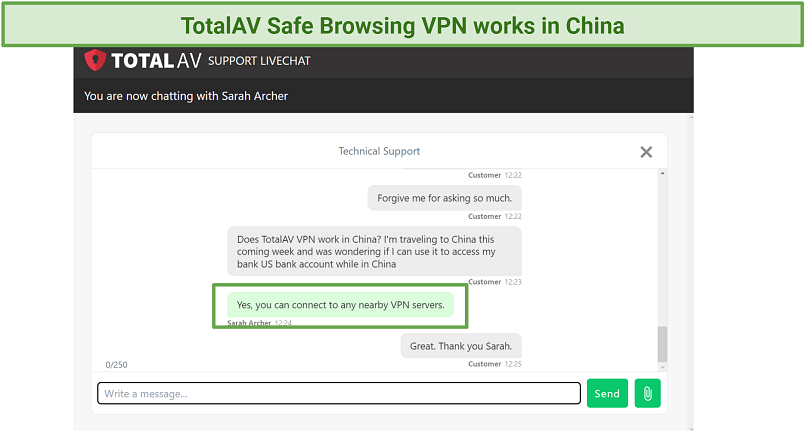 Does Total VPN Work in China? Yes